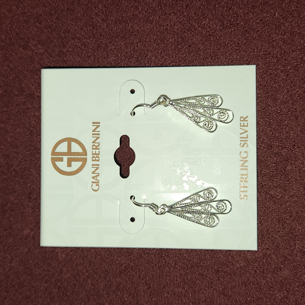 Giani Bernini Filigree Open Drop Earrings